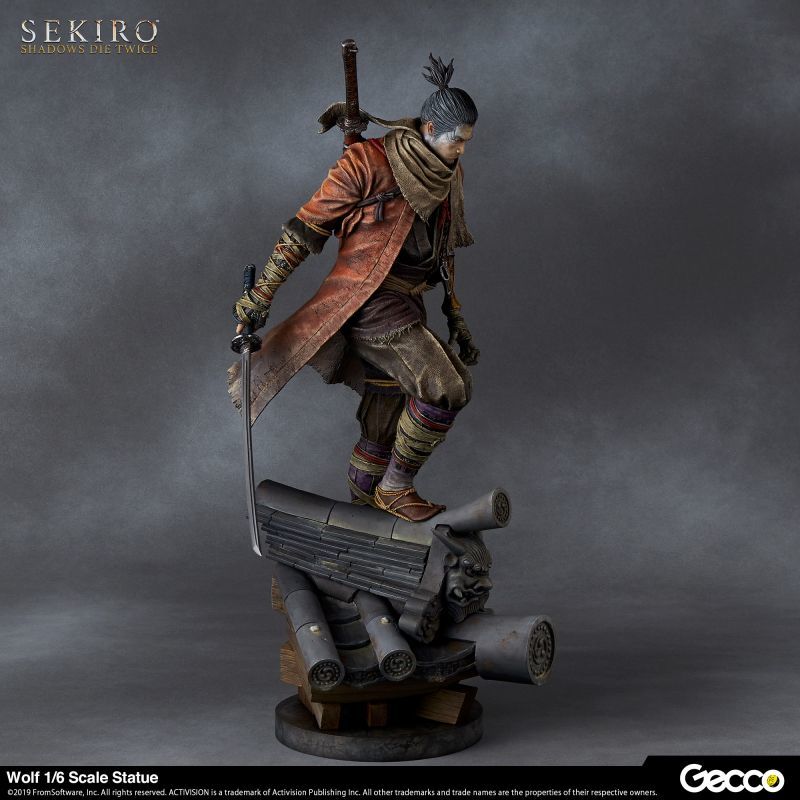 SEKIRO: SHADOWS DIE TWICE 狼 1/6スケール スタチュー - Gecco Direct